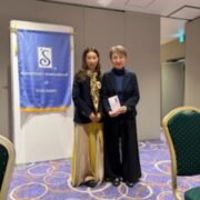 社会ボランティア賞クラブ賞授与式（例会にて）